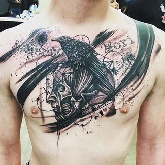 Explore grandmother tattoos ideas, creative tattoo ideas in Dallas, available at Change of Tides Tattoo