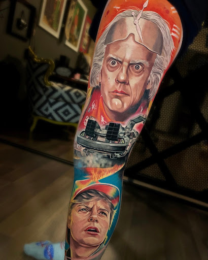 Explore sister name tattoo ideas, creative tattoo ideas in Colorado Springs, available at West Side Tattoo