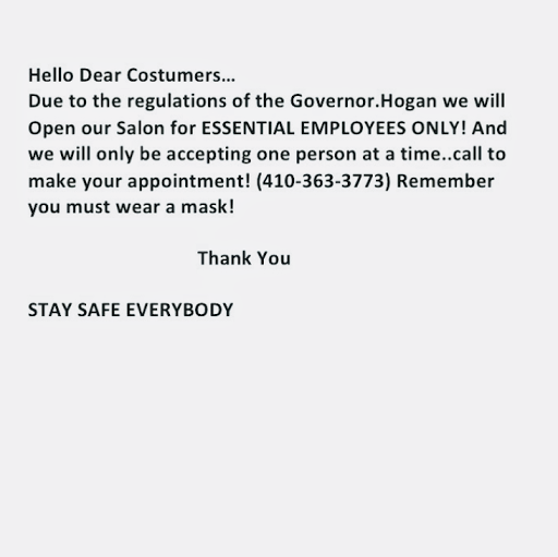 Hair Salon «Jireh Dominican Hair Salon», reviews and photos, 10205 S Dolfield Rd, Owings Mills, MD 21117, USA