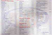 Menu du Pizzeria Max à Altivole