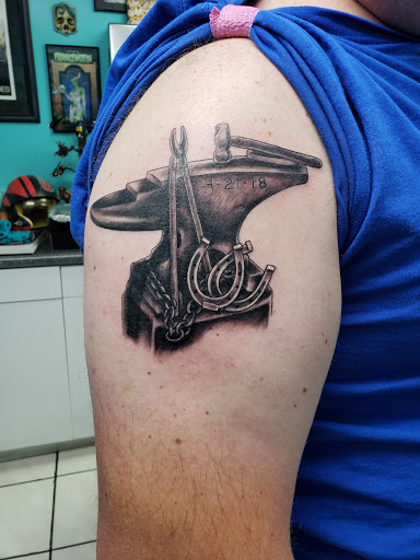 Explore wizard tattoo ideas, creative tattoo ideas in Myrtle Beach, available at Myrtle Beach Ink