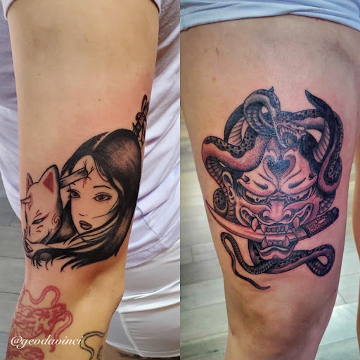Explore harry potter tattoo ideas, creative tattoo ideas in Virginia Beach, available at World Famous Blue Horseshoe Tattoo and Piercing Independence