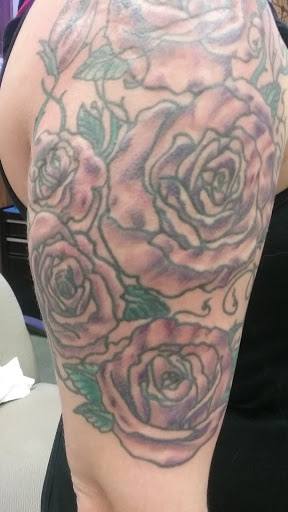 Explore mountain biking tattoo ideas, creative tattoo ideas in Little Rock, available at THE ORIGINAL ARCH STREET TATTOO COMPANY EST.2014 FBAARON DALE STINSON