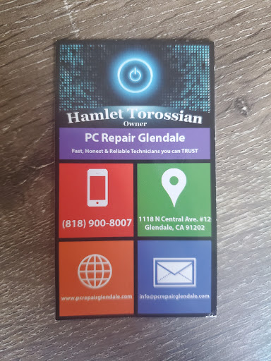 Computer Repair Service «PC Repair Glendale», reviews and photos, 1118 N Central Ave #12, Glendale, CA 91202, USA