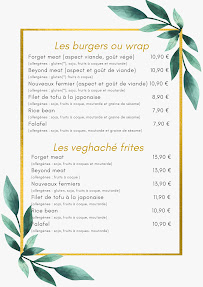 Menu / carte de Delices Veggies à Metz