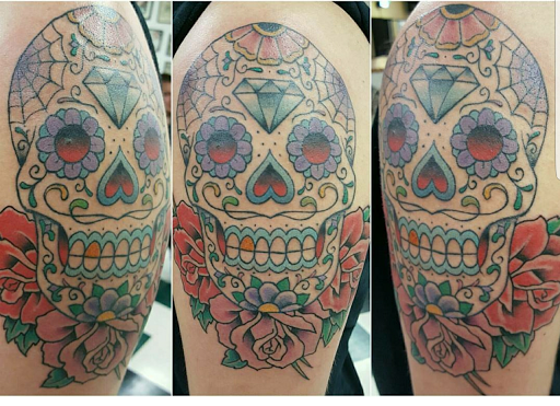 Explore comic book tattoo ideas, creative tattoo ideas in Metairie, available at Galactic Tattoo Studio