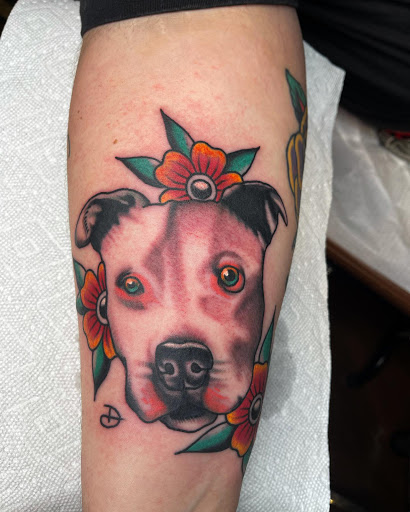 Explore bear family tattoo ideas, creative tattoo ideas in Johnson City, available at Gold Cross Tattoo Co.