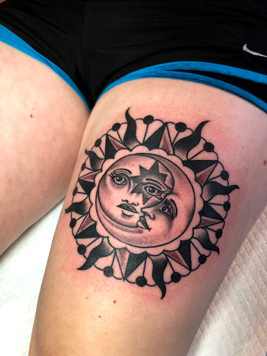 Explore lip tattoo ideas for men, creative tattoo ideas in Warrenville, available at NoodlesTattoo Co. & Studio