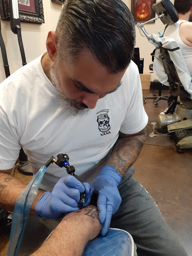 Explore father son matching tattoo ideas, creative tattoo ideas in Peoria, available at Black Castle Art Co.