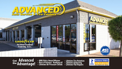 Tire Shop «Advanced Auto Service and Tire Centers», reviews and photos, 1947 N Higley Rd, Mesa, AZ 85205, USA