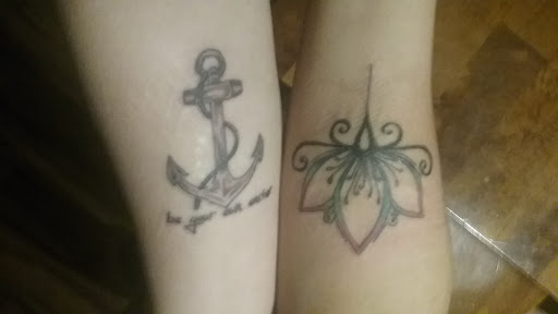 Explore wedding anniversary tattoo ideas, creative tattoo ideas in Brownsville, available at Electric Crayon