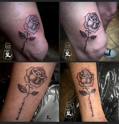 Explore couple hand tattoo ideas, creative tattoo ideas in Nashville, available at RedBird Tattoo