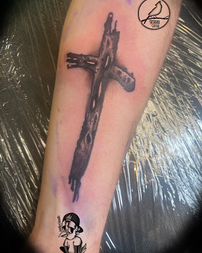 Explore portal tattoo ideas, creative tattoo ideas in Nashville, available at RedBird Tattoo