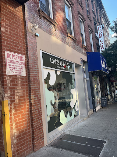 Explore cover up tattoo ideas on thigh, creative tattoo ideas in Brooklyn, available at Cake Is a Lie Tattoo Parlor