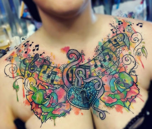 Explore abdominal tattoo ideas, creative tattoo ideas in Benton, available at Spectrum Tattoo