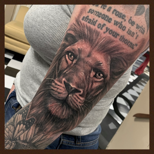 Explore playstation tattoo ideas, creative tattoo ideas in Augusta, available at Mr. Tattoo