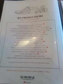Restaurant Auberge de l'Aygues à Les Pilles (le menu)