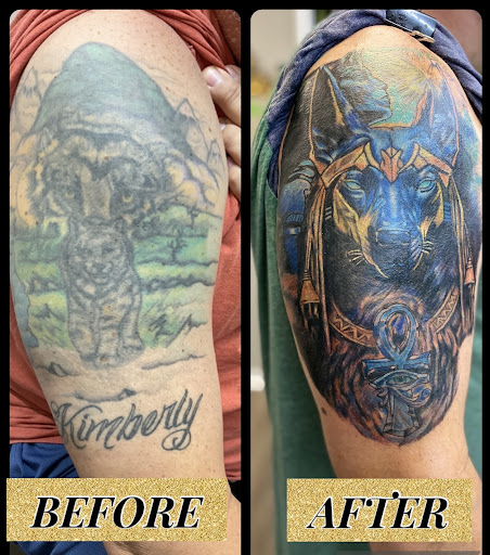 Explore texas flag tattoo ideas, creative tattoo ideas in Kingsport, available at Inkd Outlaws Tattoos