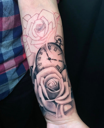 Explore under chin tattoo ideas, creative tattoo ideas in Fremont, available at Inkies Tattoo Studio