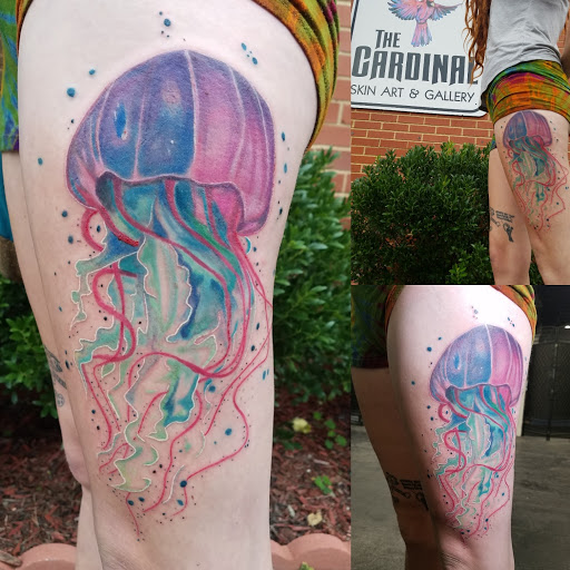 Explore split personality tattoo ideas, creative tattoo ideas in Mebane, available at The Cardinal Skin Art & Gallery