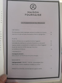 Restaurant français Restaurant Maison Fournaise à Chatou (la carte)