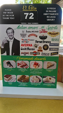 El Patio à San Felice del Benaco menu