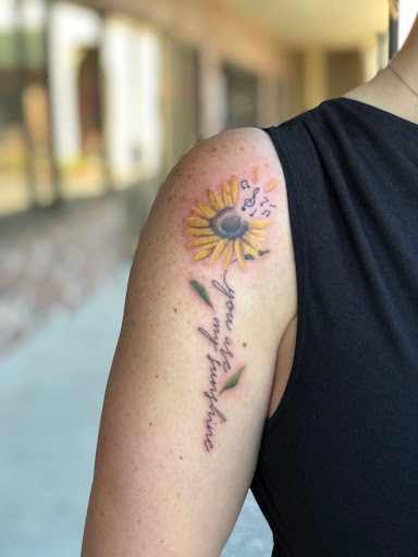 Explore cool upper arm tattoo ideas, creative tattoo ideas in Prairieville, available at Nolana Tattoo & Piercing