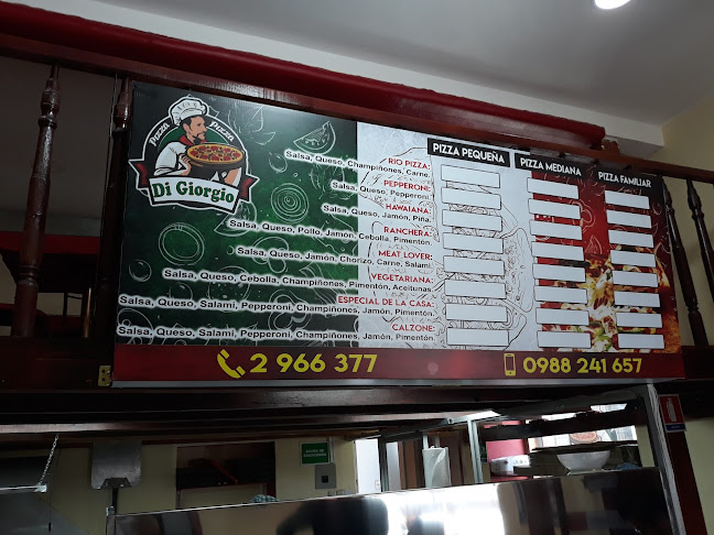 Opiniones de Di Giorgio Pizzería en Riobamba - Pizzeria
