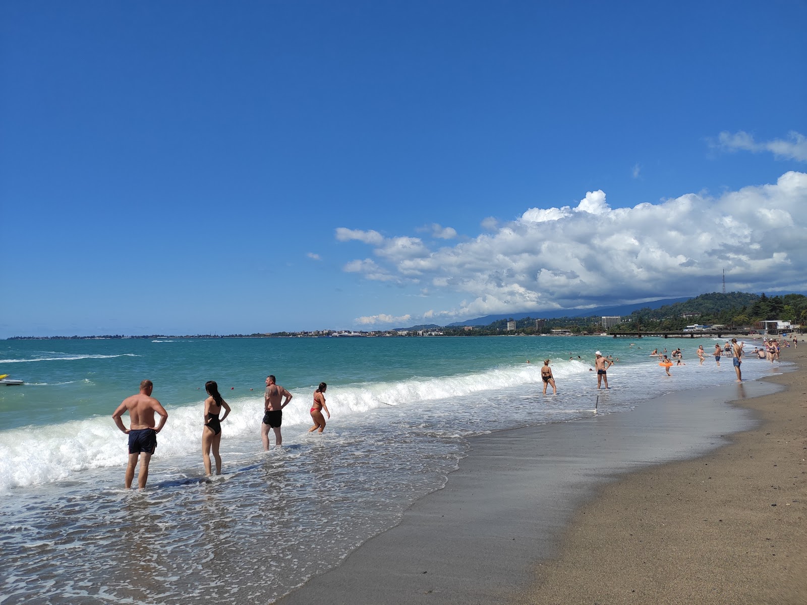 Sokhumi beach'in fotoğrafı vahşi alan