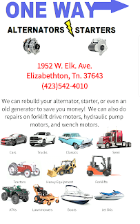 One Way Alternators & Starters - Photo 4 - Car repair in Elizabethton, TN, Johnson City