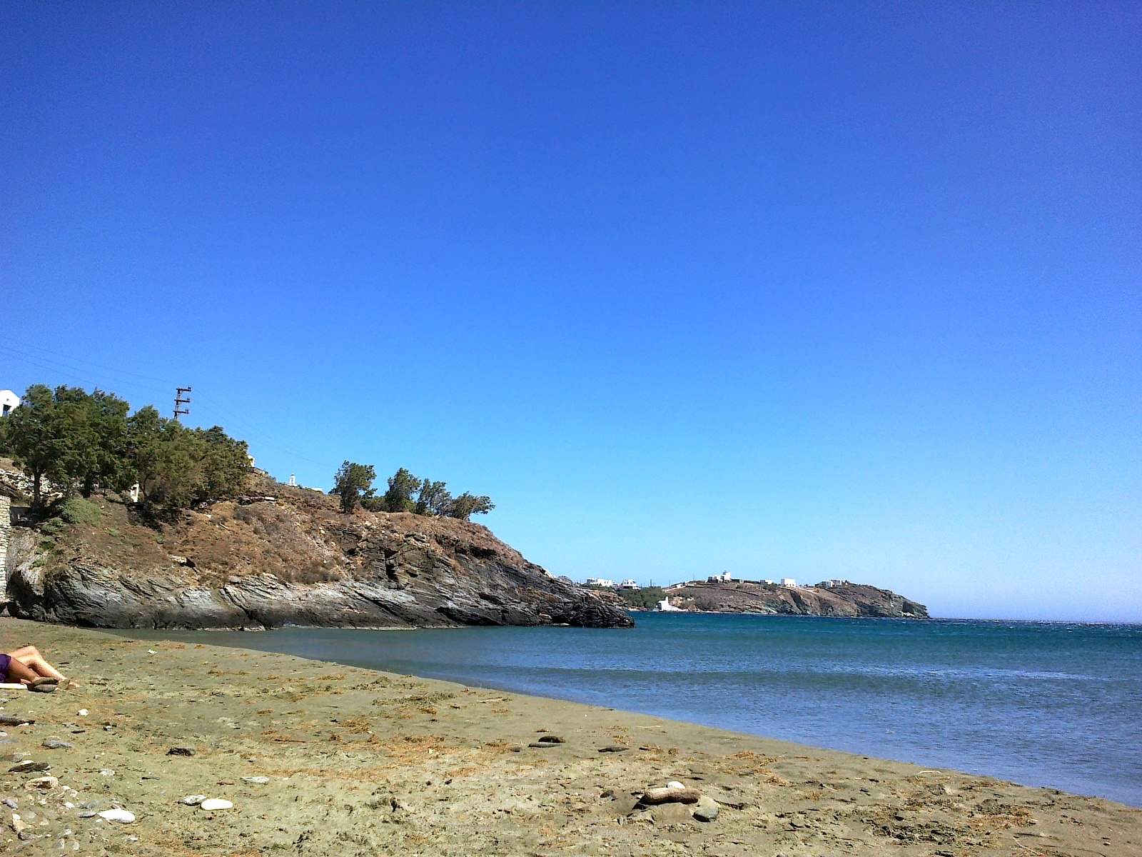 Foto von Tsampia paralia mit geräumiger strand