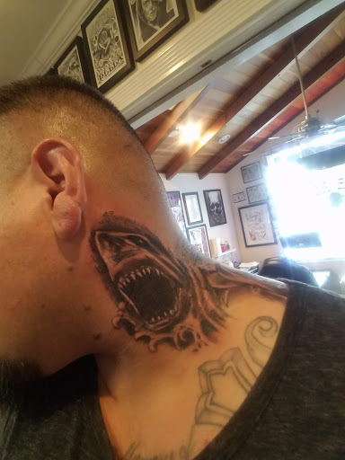 Explore dexter tattoo ideas, creative tattoo ideas in San Jose, available at Blue Rose Tattoo
