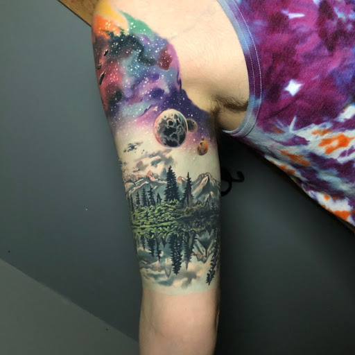 Explore minimalist tattoo ideas for men, creative tattoo ideas in Chicago, available at Mayday Tattoo Co