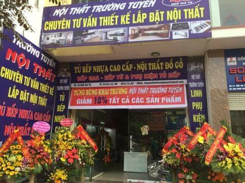 Tủ bếp nhựa Trường Tuyền Hải Phòng