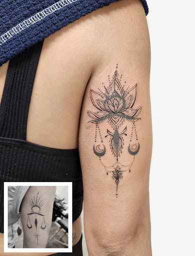 Explore fine line spine tattoo ideas, creative tattoo ideas in Sunnyvale, available at Greego tattoo
