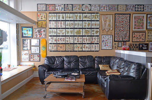 Explore tribal lion tattoo ideas, creative tattoo ideas in Charlottesville, available at Have Heart Tattoo