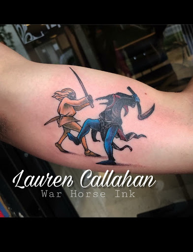 Explore dark tattoo ideas for men, creative tattoo ideas in Kent, available at War Horse Ink