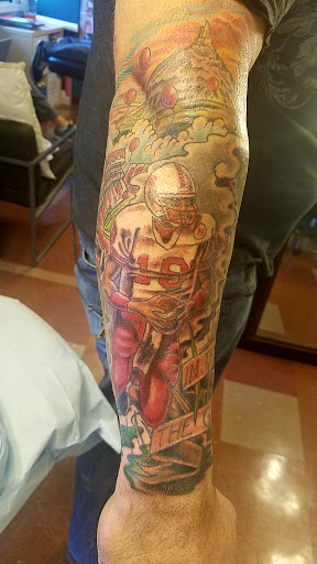 Explore star wrist tattoo ideas, creative tattoo ideas in Omaha, available at Liquid Courage Tattoos