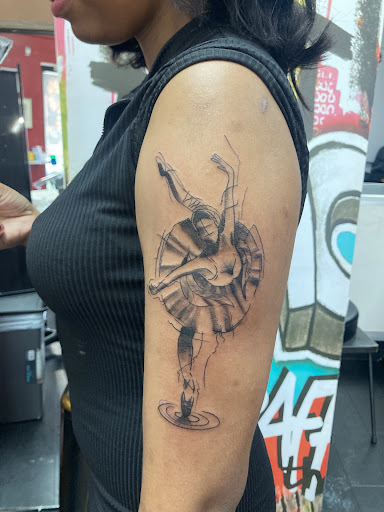 Explore daughter name tattoo ideas, creative tattoo ideas in Brooklyn, available at Well Worthy Ink Shop