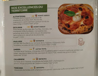 Carte du Mister Pizza à Florence