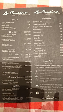 Restaurant italien La Cucina - Bielefeld à Bielefeld (le menu)