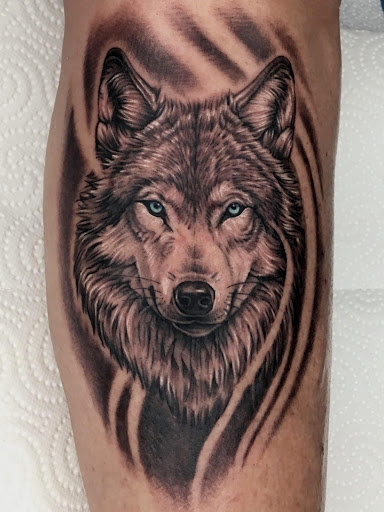 Explore simple bear tattoo ideas, creative tattoo ideas in Lakeview, available at Backwoods Tattoo Studio