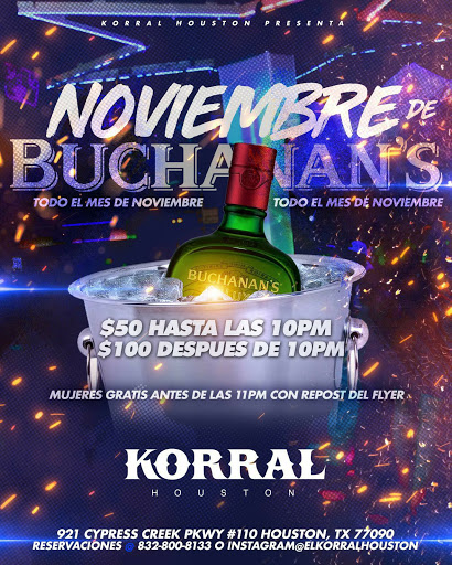 Night Club «El korral», reviews and photos, 921 Cypress Creek Pkwy #110, Houston, TX 77090, USA