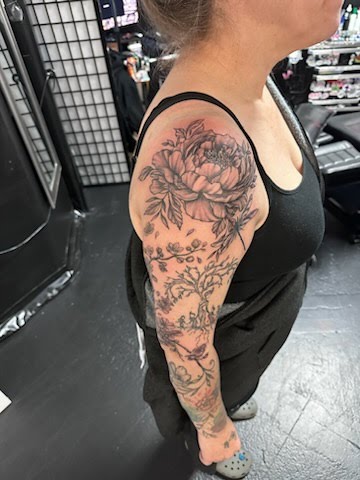 Explore trigun tattoo ideas, creative tattoo ideas in Salem, available at Mayhem Tattoo