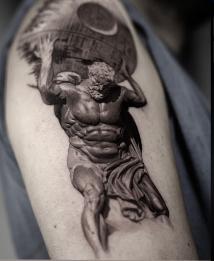 Explore art tattoo ideas, creative tattoo ideas in Houston, available at Black Swan Tattoo Studio