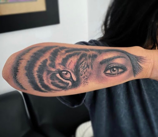 Explore puzzle tattoo ideas, creative tattoo ideas in Glendale, available at Black Raven Tattoo