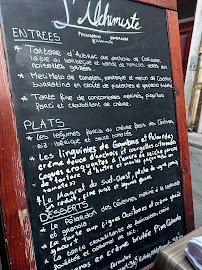 Restaurant L'Alchimiste à Montpellier - menu / carte