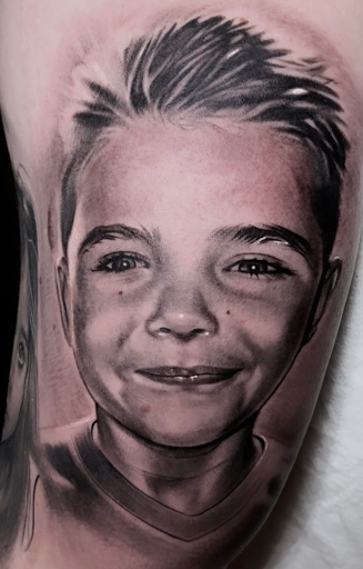 Explore otter tattoo ideas, creative tattoo ideas in San Antonio, available at Firme Copias Tattoo Studio