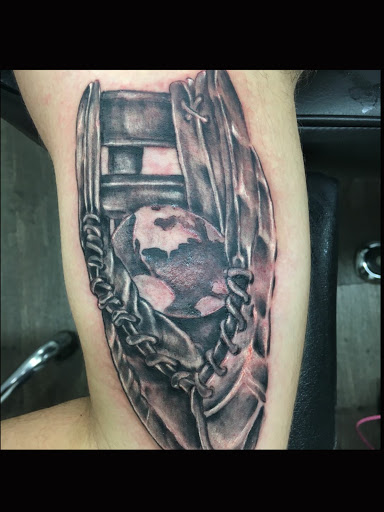 Explore cowboys tattoo ideas, creative tattoo ideas in Greenfield, available at Tattoos In Time Studio