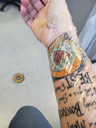 Explore facial tattoo ideas, creative tattoo ideas in Amarillo, available at Bomb City Ink